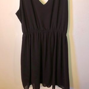 H&M Black mid length dress